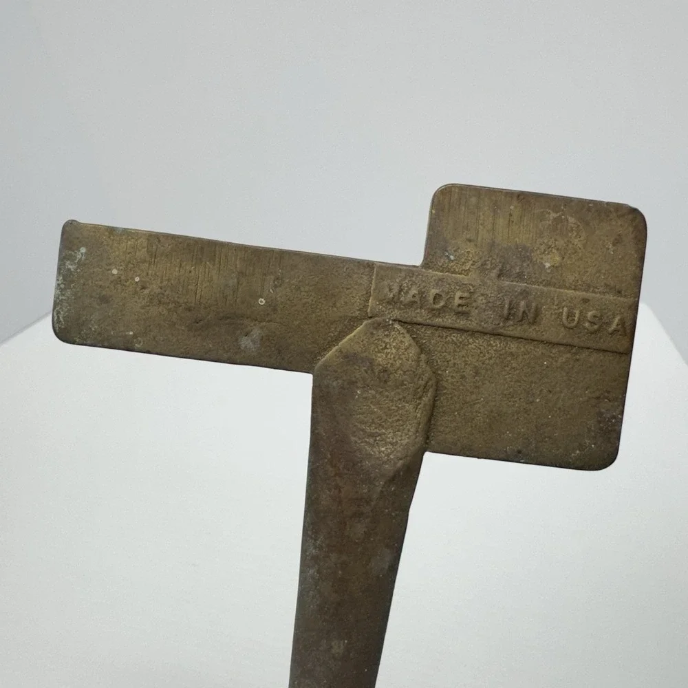 Vintage Solid Brass Herb Spice Plant Garden Marker Dill